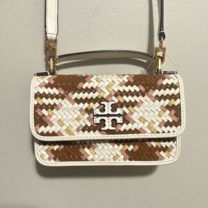 Tory Burch Multicolor Woven Crossbody Bag